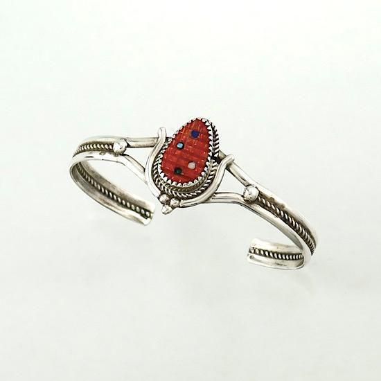 137mm】コーンバングル By Beverly Etsate - インディアンジュエリー