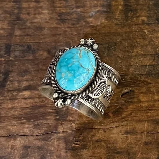 27.5号】ターコイズリング ロイストン By Delayne Reeves