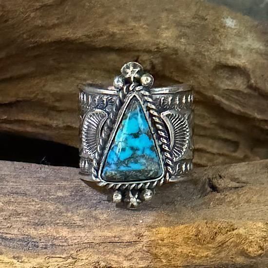 19.5号】ターコイズリング ブルームーン By Delayne Reeves