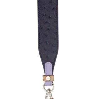 ץȥ祦쥶ȥå Print ostrich leather shoulder strap