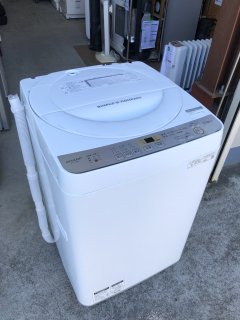【中古販売】 SHARP シャープ 2019年 ES-GE6C 6.0kg 洗濯機 �