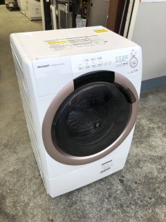 【中古販売】 SHARP シャープ 2022年 ES-S7G-NL 洗濯7.0kg/乾燥3.5kg ドラム式洗濯乾燥機