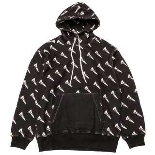 <img class='new_mark_img1' src='https://img.shop-pro.jp/img/new/icons13.gif' style='border:none;display:inline;margin:0px;padding:0px;width:auto;' />SWG PIN PATTERN SWEAT PARKA, BLACK