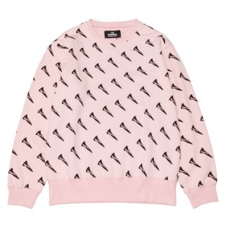 <img class='new_mark_img1' src='https://img.shop-pro.jp/img/new/icons13.gif' style='border:none;display:inline;margin:0px;padding:0px;width:auto;' />SWG PIN PATTERN SWEAT CREW NECK, PINK