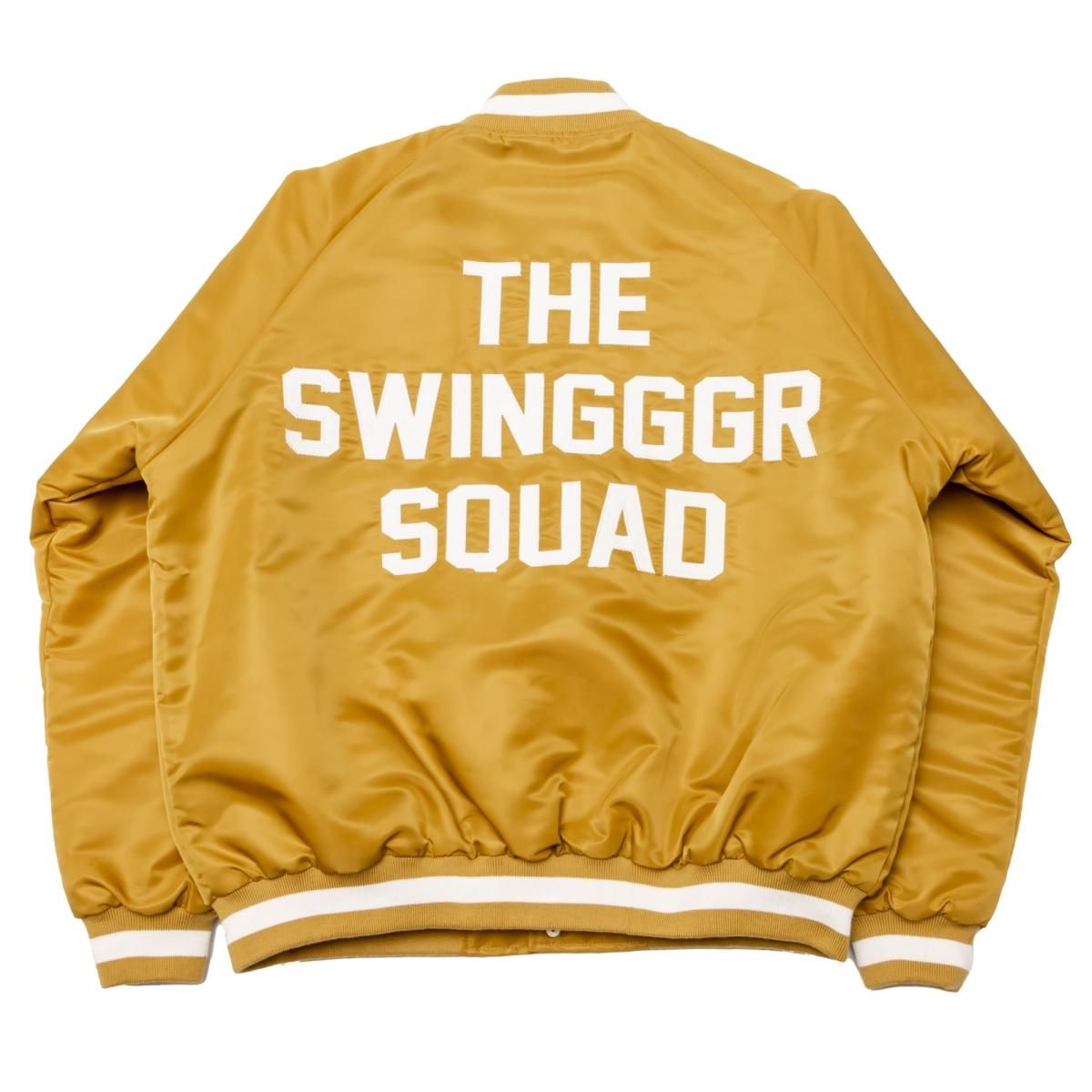 SWG NYLON VARSITY JK ,GOLD - THE SWINGGGR ONLINE STORE SWG NYLON VARSITY JK ,GOLD - THE SWINGGGR ONLINE STORE