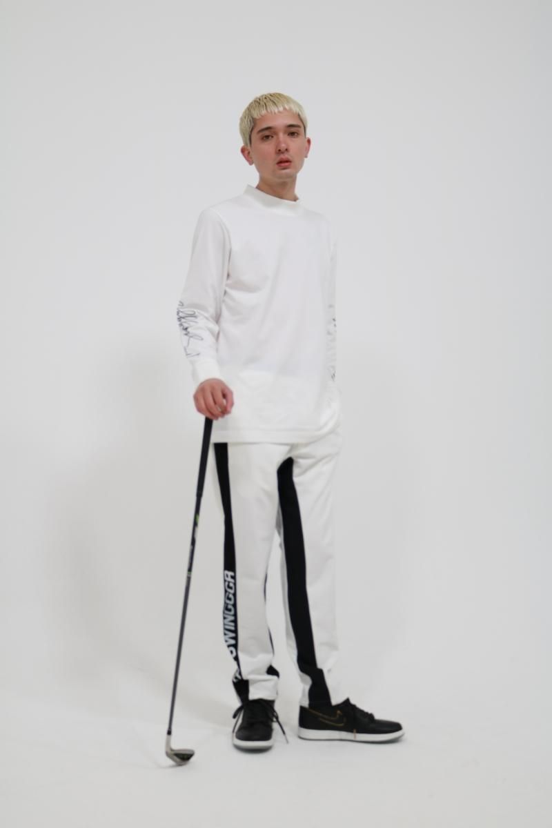 PUNCH LINE PANTS,WHITE - THE SWINGGGR ONLINE STORE