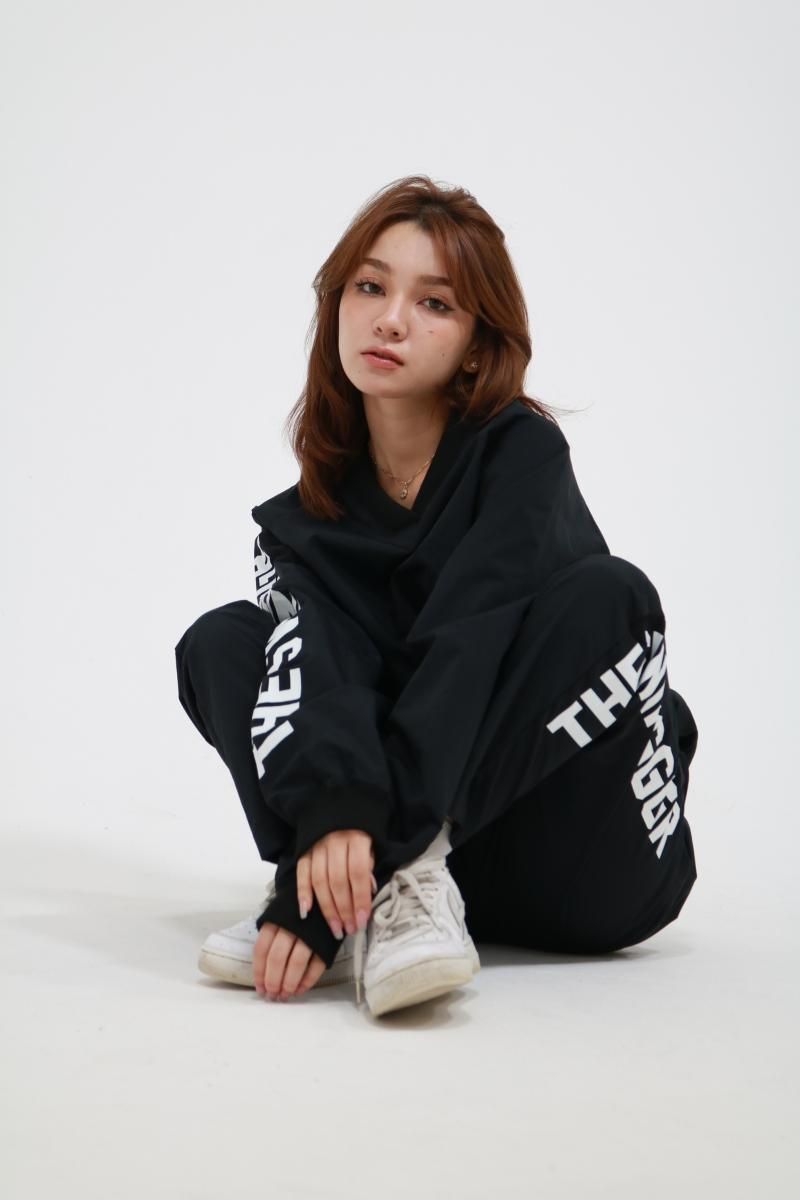 SWG LIGHT SHELL PT,BLACK - THE SWINGGGR ONLINE STORE