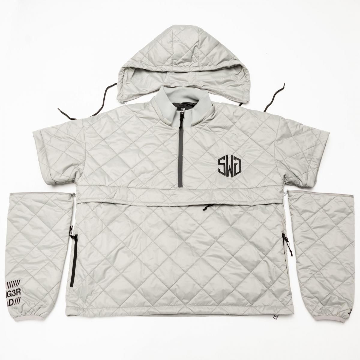 QUILT 3WAY PARKER, GRAY - THE SWINGGGR ONLINE STORE