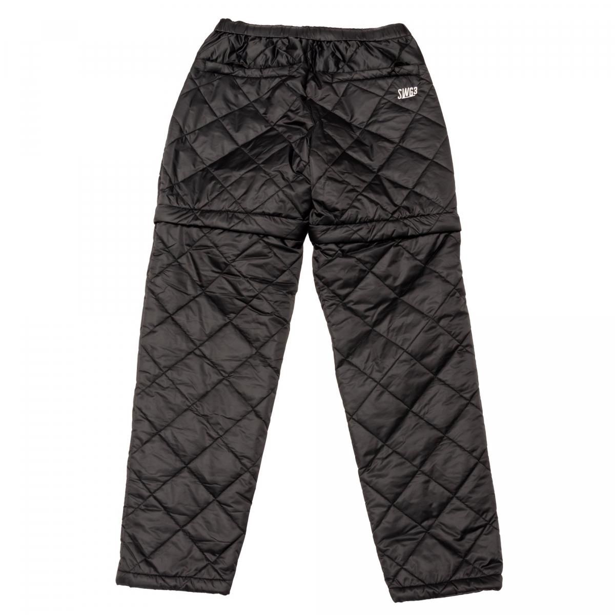 THE SWINGGGR THIN NYLON PT, BLACK メンズウェア
