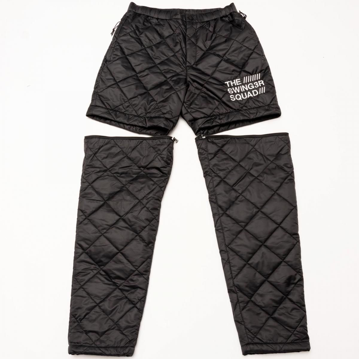 QUILT 2WAY PT, BLACK - THE SWINGGGR ONLINE STORE