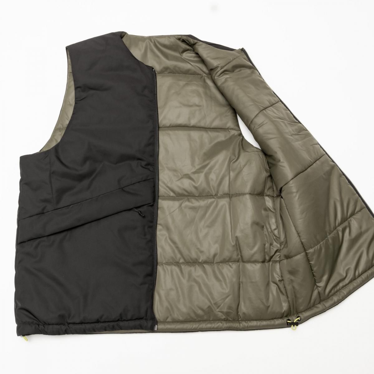 PADDED REVERSIBLE VT, BLACK&KHAKI - THE SWINGGGR ONLINE STORE PADDED REVERSIBLE VT, BLACK&KHAKI - THE SWINGGGR ONLINE STORE