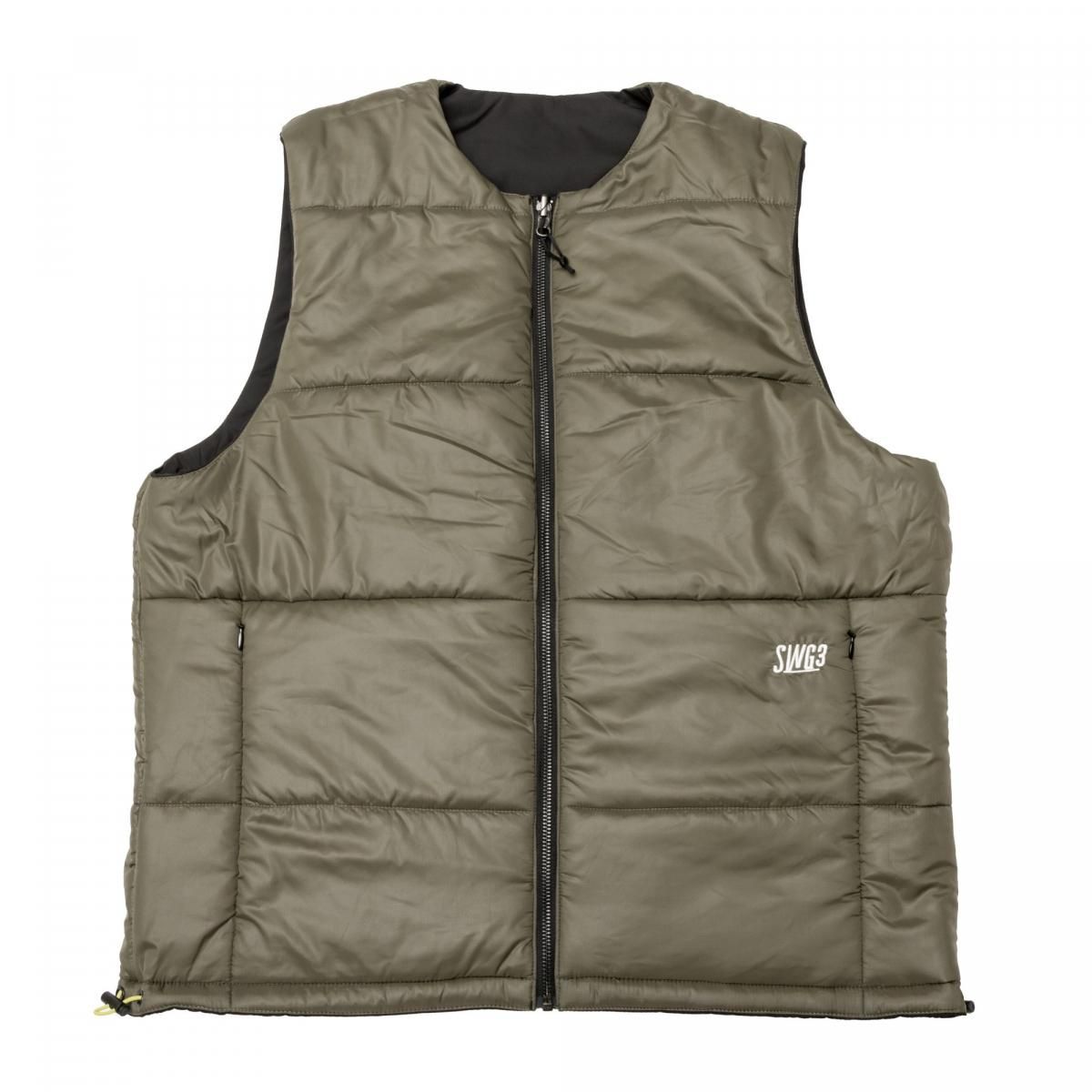 PADDED REVERSIBLE VT, BLACK&KHAKI - THE SWINGGGR ONLINE STORE PADDED REVERSIBLE VT, BLACK&KHAKI - THE SWINGGGR ONLINE STORE