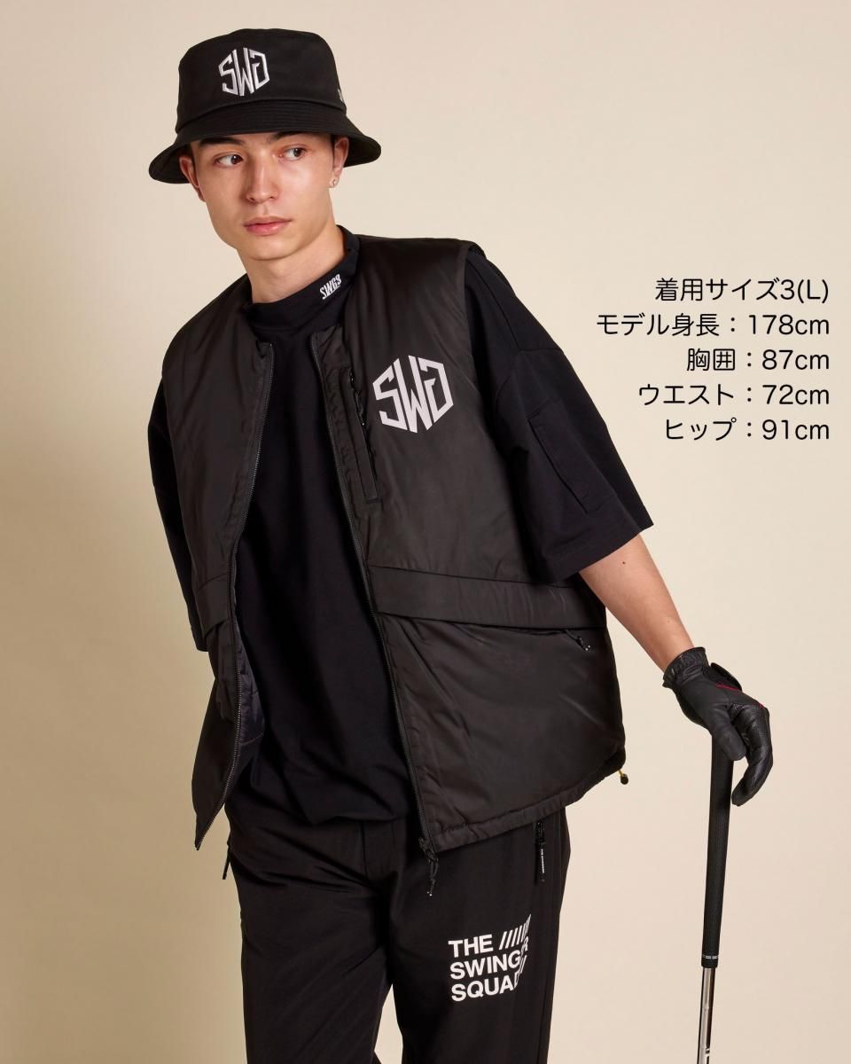 グラフペーパー22AW PERTEX Riversible Hooded Downスタイル