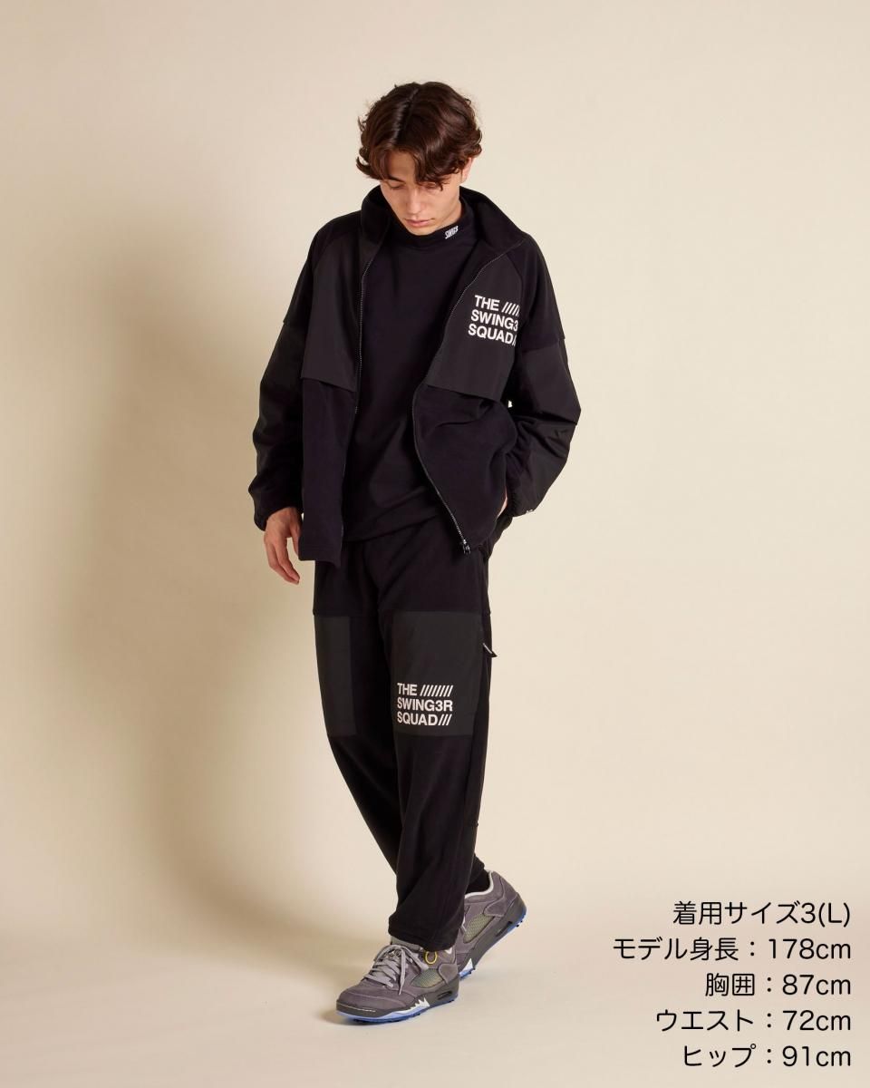 FREEZE ZIP BZ, BLACK - THE SWINGGGR ONLINE STORE