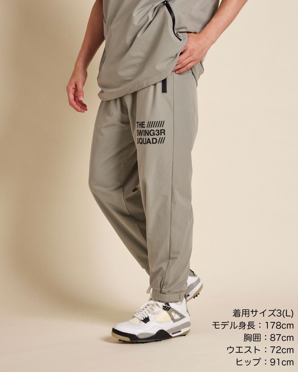 メンズウェア THE SWINGGGR THIN NYLON PT, BLACK THE SWINGGGR THIN NYLON PT (BLACK) – BASE L.H.P