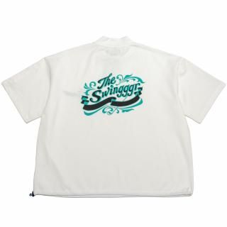 サイズ：XL THE SWINGGGR ザ スウィンガー 2023年モデル 長袖 ナイロンジャケット  ブラック系 [240101423207] ゴルフウェア メンズ ストスト ウェア - THE SWINGGGR ONLINE STORE