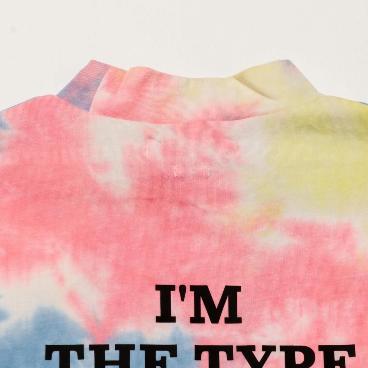 TIE DYE MOCK NECK TEE, YELLOW - THE SWINGGGR ONLINE STORE