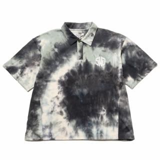 <img class='new_mark_img1' src='https://img.shop-pro.jp/img/new/icons13.gif' style='border:none;display:inline;margin:0px;padding:0px;width:auto;' />TIE DYE POLO SHIRT, BLACK