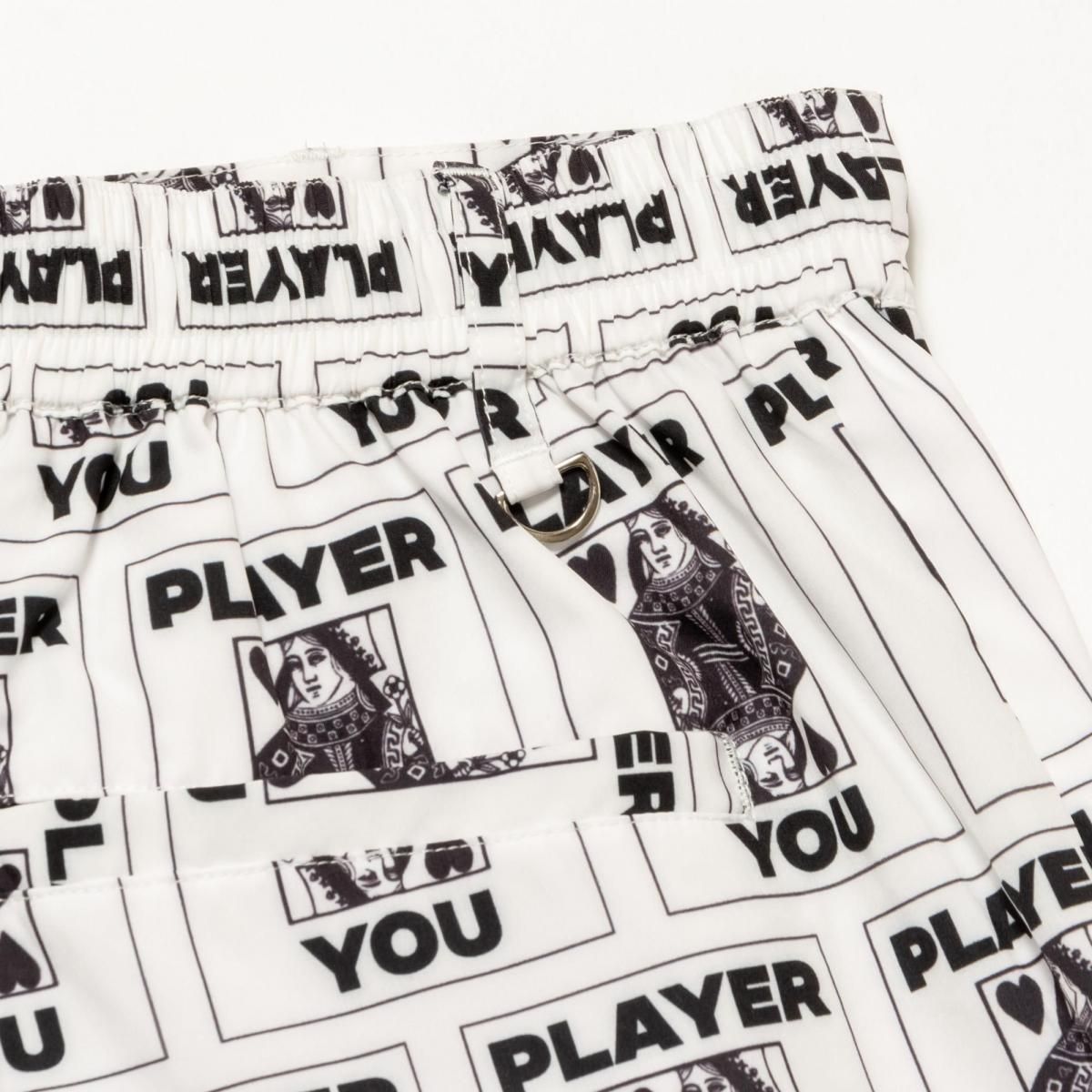 TRUMP SHORTS, WHITE - THE SWINGGGR ONLINE STORE