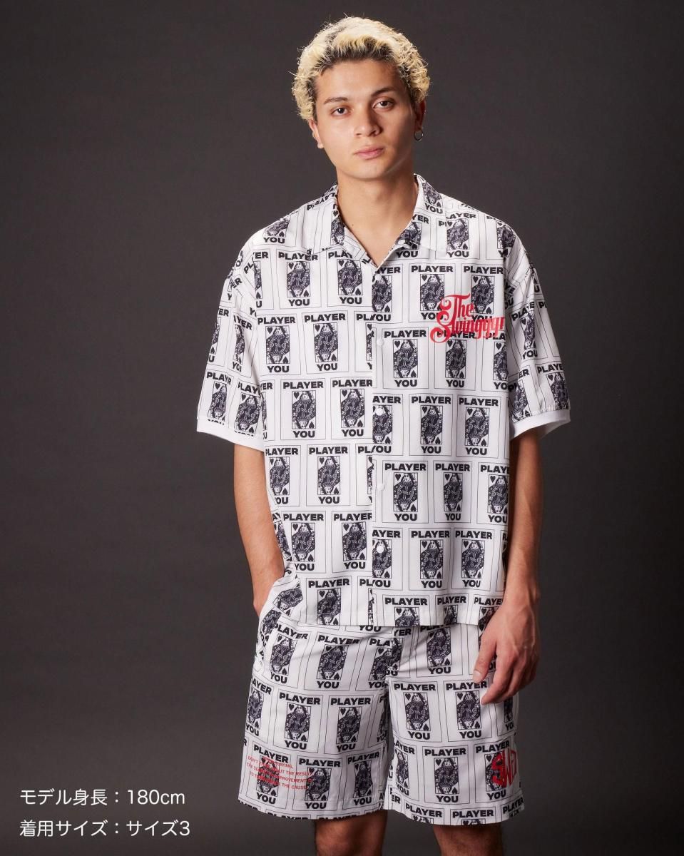 THE SWINGGGA TRUMP SHORTS, WHITE 新品 TRUMP SHORTS, WHITE - THE SWINGGGR ONLINE STORE