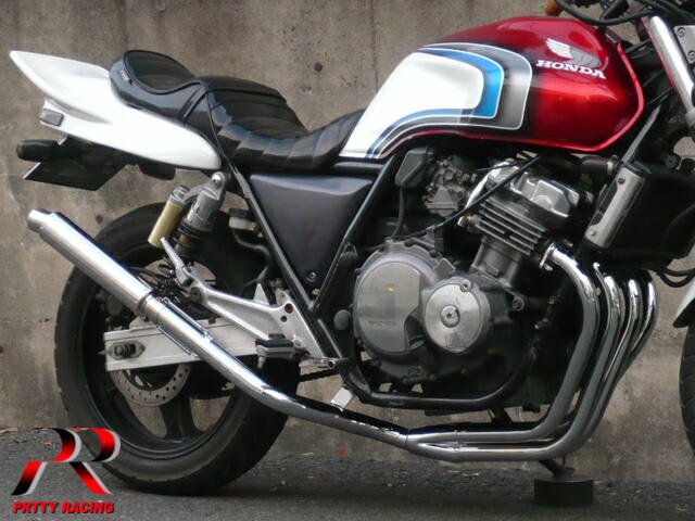 CB400SF NC31 R/S ４-１管 SUSサイレンサー 50.8π メッキ マフラー