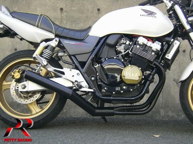 CB400SF VTEC NC39 ショート管 黒 マフラー