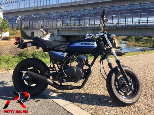 APE エイプ50 ショート管 黒 APE エイプ50 ショート管 黒