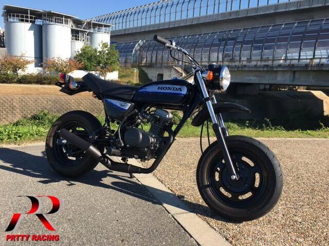 APE エイプ50 ショート管 黒 APE エイプ50 ショート管 黒