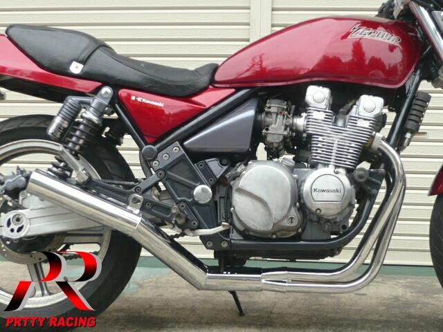 大幅値下げ！ゼファー400、X、カイ用メッキショート管 ゼファー/χ マフラー イカシタショート管ZZYA管 | 旧車バイク