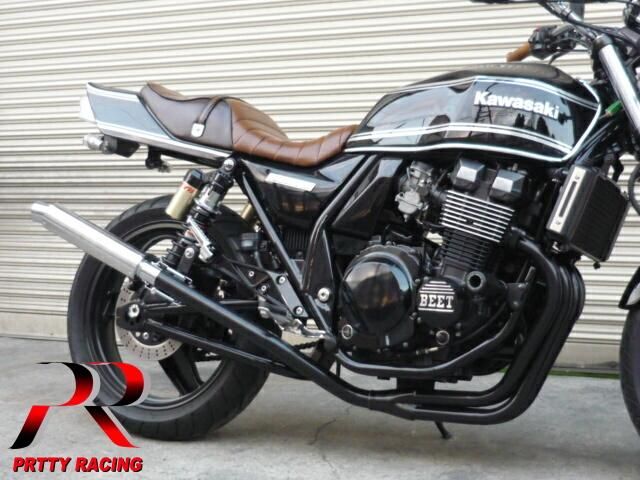 ZRX400/2 98～ 4-1管 ALサイレンサー 50.8π 黒 マフラー