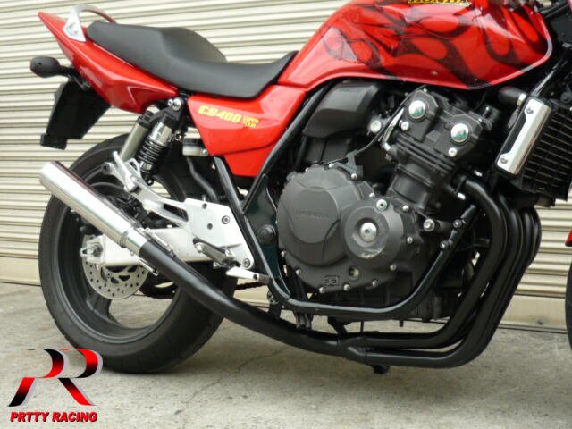 CB400SF REVO NC42 ４-１管 SUSサイレンサー 50.8π 黒 マフラー