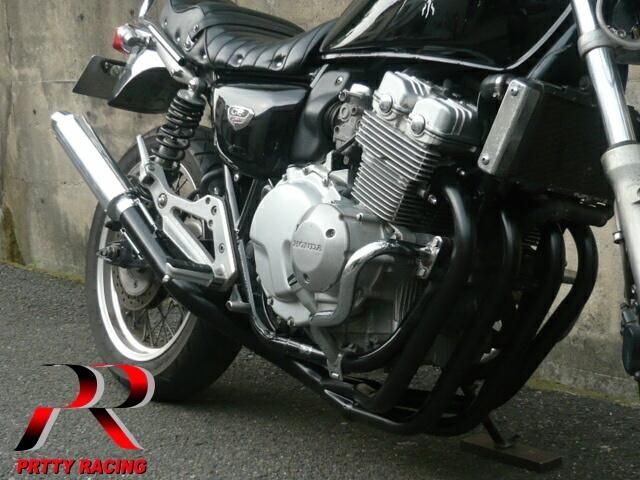 CB400F NC36 4-1管 ALサイレンサー 50.8π ブラック マフラー