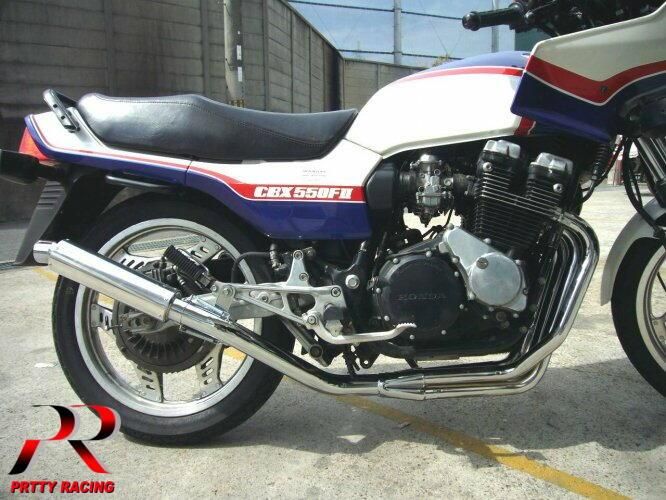 CBX400F プリティーレーシング極マフラーサイレンサーステンレス