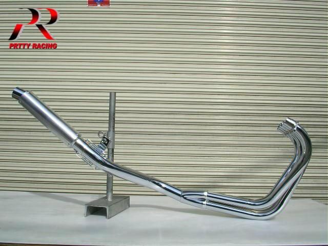 CBR400F 4-1管 ALサイレンサー 50.8π メッキ マフラー CBR400F 4-1管 ALサイレンサー 50.8π メッキ マフラー