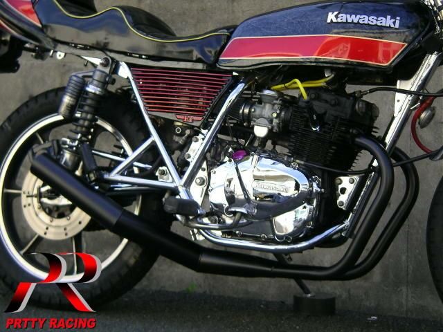 Z250FT ショート管 ブラック マフラー
