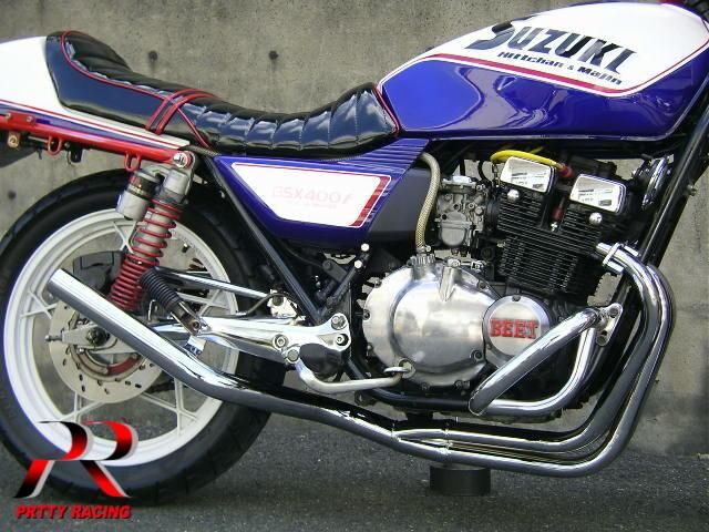 GSX400FS ミドル管 50.8π メッキ マフラー