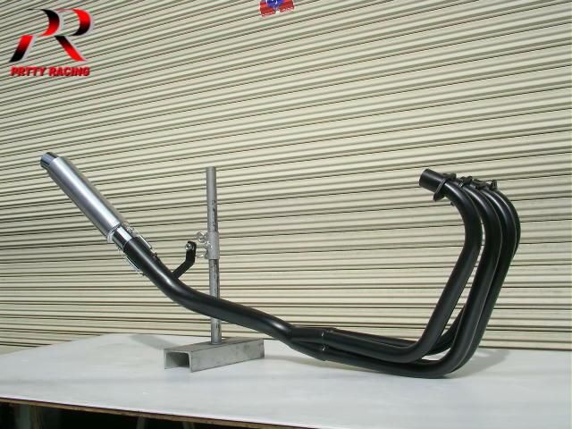 GSX400 インパルス GK79A 4-1管 SUSサイレンサー 50.8π 黒 マフラー