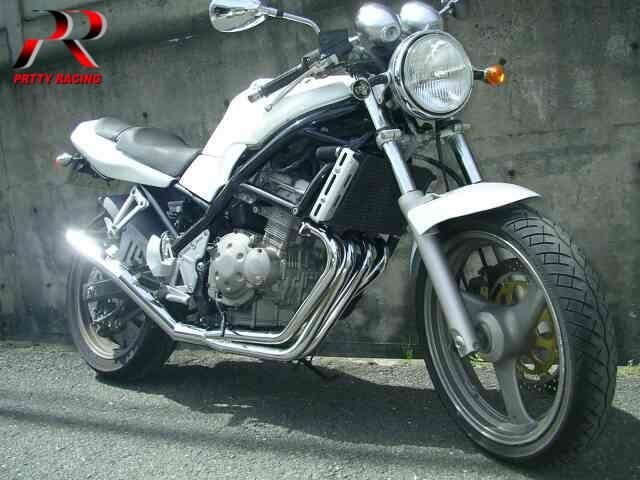 バンディット250 GJ74A ショート管 メッキ マフラー