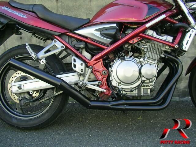 バンディット250 GJ77A ショート管 メッキ マフラー