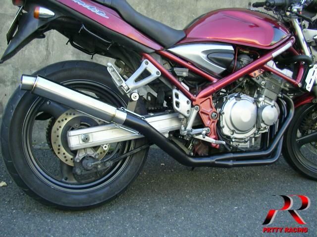 バンディット250 GJ77A 4-1管 ALサイレンサー 50.8π ブラック