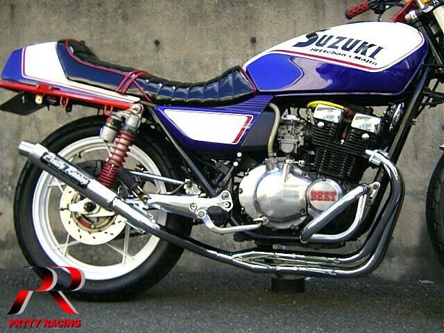 GSX400F 分割式 42.7π (極) メッキ マフラー GSX400F 分割式 42.7π (極) メッキ マフラー