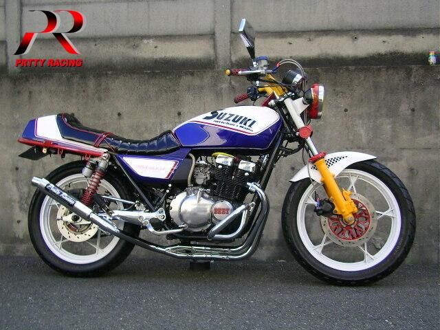gsx400f マフラー Amazon | GSX400F マフラー 4-2-1管分割（GT508） ブラック