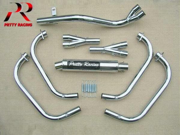 XJR400 RH02 分割式 42.7π (極) メッキ マフラー XJR400 RH02 分割式 42.7π (極) メッキ マフラー