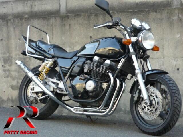 XJR400 4HM  タンク ブラック美品 XJR400 4HM タンク202ブラック鏡面仕上げ