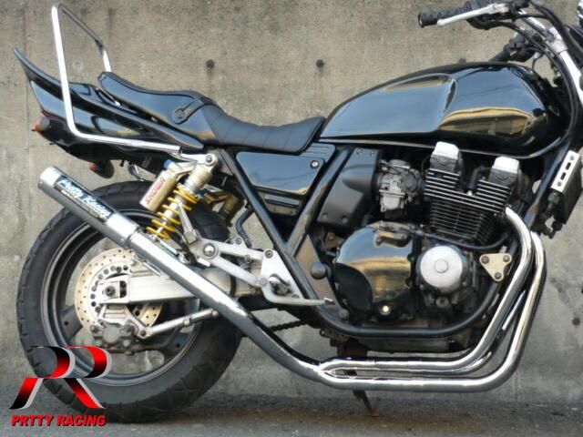 XJR400 4HM 分割式 50.8π (流) マフラー メッキ/耐熱ブラック XJR400 4HM 分割式 50.8π (流) マフラー メッキ/耐熱ブラック