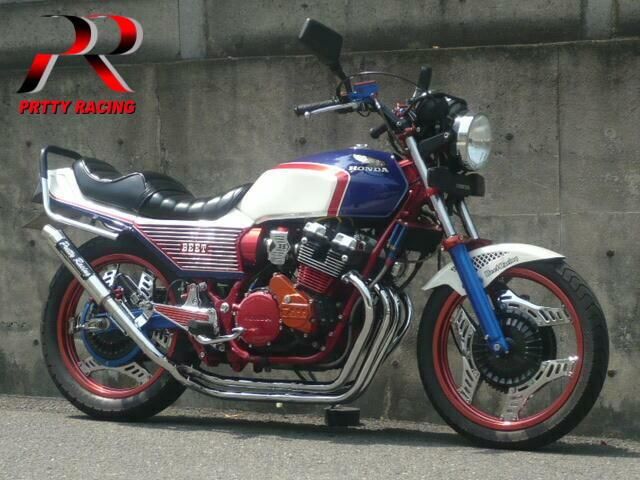 CBX400F プリティー極 42.7 せせこましい 低回転最強マフラー