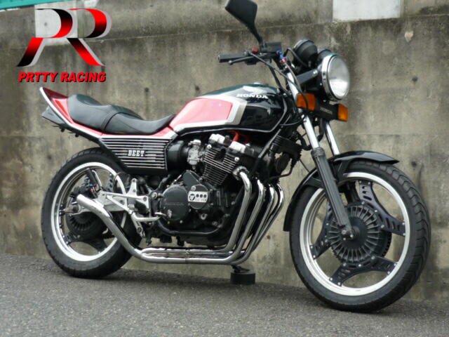 CBX400F 分割式 50.8π ガニマタエンデュランス管 (イノガニ) メッキ