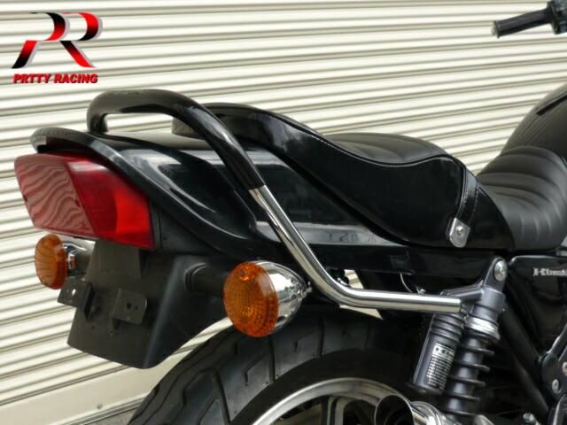 ゼファー400/Χ メッキ極太ゴム巻きタンデムバー