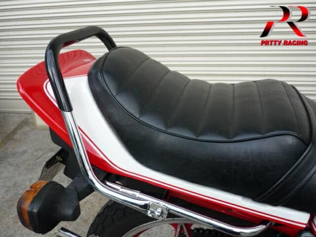 スーパーホークⅢ 250/400兼用 メッキ極太ゴム巻きタンデムバー
