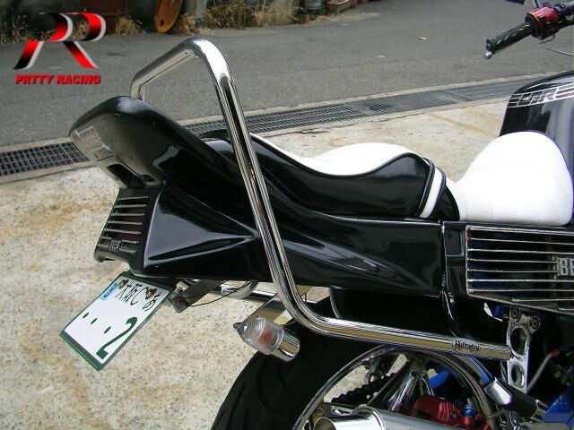 CBR400F メッキ極太タンデムバー【ワイドタイプ】 CBR400F メッキ極太タンデムバー【ワイドタイプ】